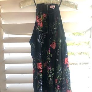 Parker Black Floral top